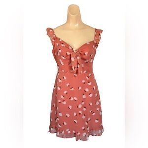 NWOT Pockie & Sebastian Floral Adjustable Sphagetti Straps Sundress Size S